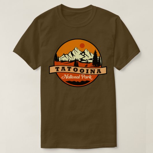 タトオイン国立公園8 Tシャツ (デザイン正面)