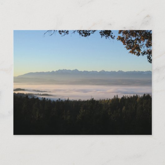 タトラの上の日の出 ポストカード (正面)