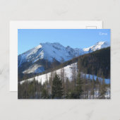 タトラの冬 ポストカード (正面/裏面)