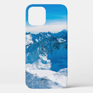 タトラ山脈の冬の山々ザコパネポーラ iPhone 12ケース