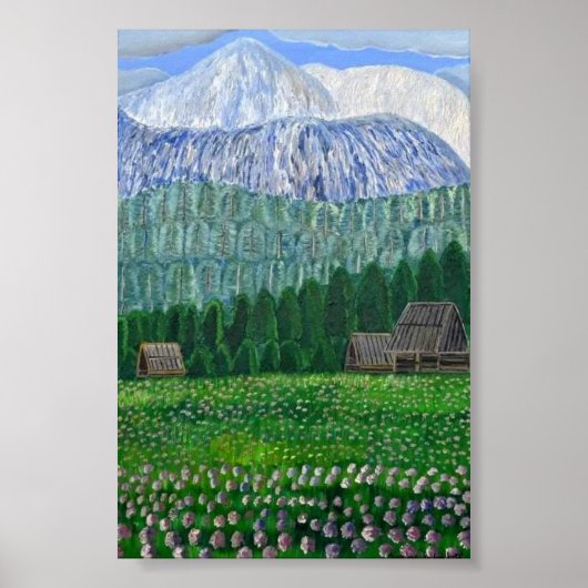 タトラ山脈ポーランド ポスター (正面)