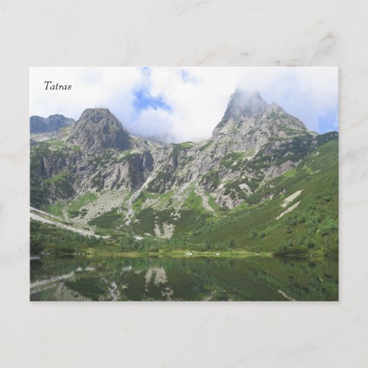 タトラ島グリーンキエズマルスキー池 ポストカード (正面)