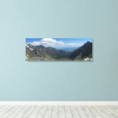 タトラ島コプロワ峠からの眺め キャンバスプリント (インサイチュ (ウッドフロア))