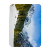 タトリー、山の風景、冬、雪 マグネット (縦)