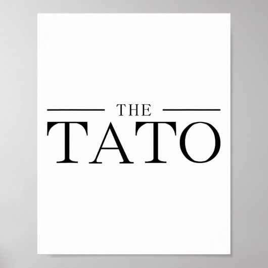 タトー ウクライナ出身のウクライナ人パパ ポスター (正面)