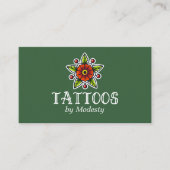 タト伝統的ゥー花 名刺 (正面)