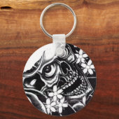 タト日本のースカル キーホルダー (正面)