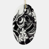 タト日本のースカル セラミックオーナメント (右)