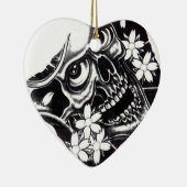 タト日本のースカル セラミックオーナメント (右)