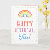 タト誕生日カード カード (黄色い花)