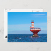 タドウサック·オフショア灯台,ケベック·ポストカード ポストカード (正面/裏面)