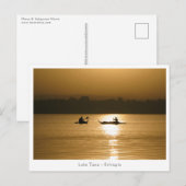 タナエチオピア湖 ポストカード (正面/裏面)