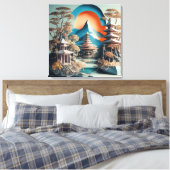 タナロット – 紙カットキャンバスアート キャンバスプリント (インサイチュ (寝室))