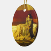 タナーのオーナメントによる告知 セラミックオーナメント (左)