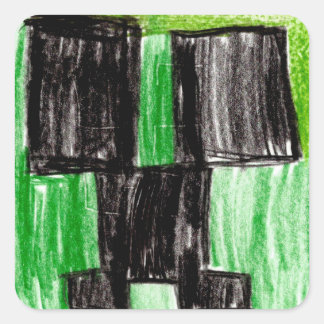 タナー: 正方形のステッカー スクエアシール