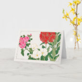 タニガミ湖南によるマロー、セントランサス カード (黄色い花)