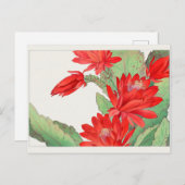 タニガミ湖南のイースターサボテン ポストカード (正面/裏面)