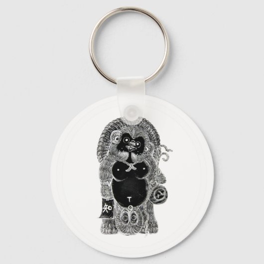 タヌキーホルダー キーホルダー (正面)