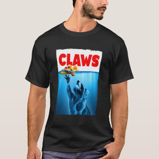 タヌキ用の爪用ゴミパンダ Tシャツ (正面)