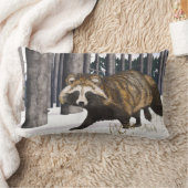 タヌキ – タヌキ犬 ランバークッション (ブランケット)