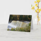 タハメノン滝2651グリーティングカード カード (黄色い花)