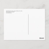 タバはがき恋しく思でぼくの不安 ポストカード (裏面)