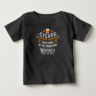 タバコが私の問題の大部分を解決してくれる ワイキー ベビーTシャツ