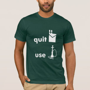 タバコの使用水ぎせるをやめて下さい Tシャツ