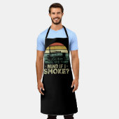 タバコもしを吸って エプロン (着用した状態)