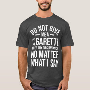 タバコやめてね 面白い 禁煙 e-cigデザイン tシャツ