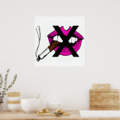 タバコを吸わない ポスター (キッチン)