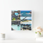 タバコベイビーチ、バミューダ  スクエア壁時計 (ホーム)