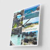 タバコベイビーチ、バミューダ  スクエア壁時計 (傾斜)