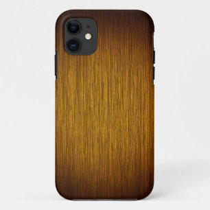 タバコ日が差すことの木目の背景 iPhone 11 ケース