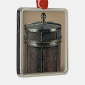 タバコ箱はとの側面1928年をshagreen メタルオーナメント (右)