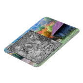 タバコ納屋の紅葉あなたの写真を追加 マグネット (左側)