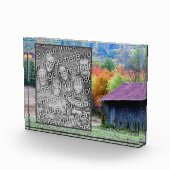 タバコ納屋の紅葉が自分の葉を追加 フォトブロック (右)