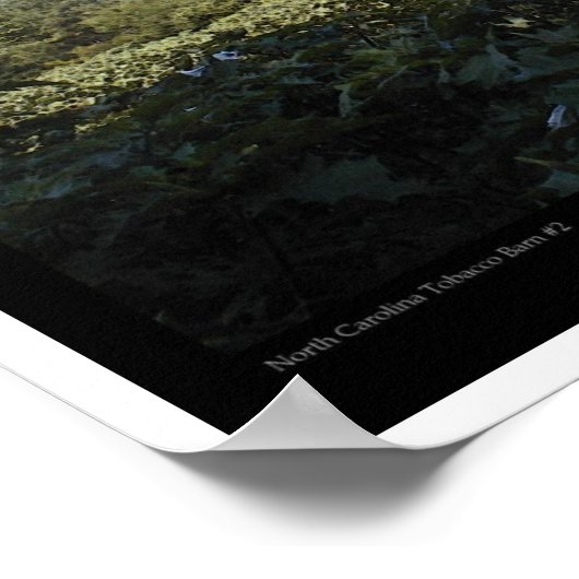 タバコ納屋#2 ポスター (角)