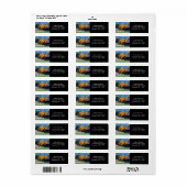 タバコ納車秋の葉のアドレス ラベル (フルシート)