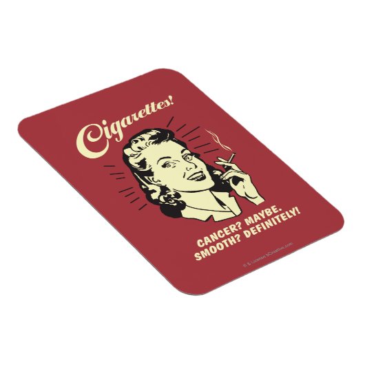 タバコ：癌は滑らかな定義かもしれない。 マグネット (右側)
