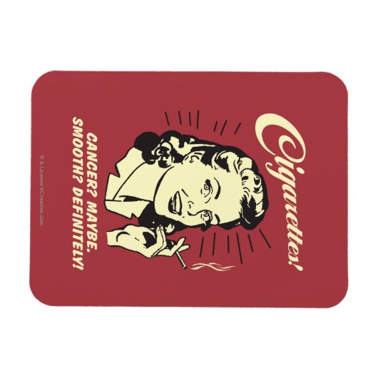 タバコ:癌は滑らかな定義かもしれない。 マグネット (横)