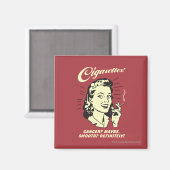 タバコ:癌は滑らかな定義かもしれない。 マグネット (正面/裏面)