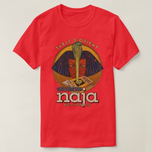 タバコNaja 1930 Tシャツ (デザイン正面)