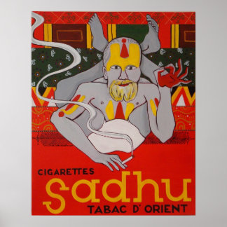 タバコSadhu Tabac D'Orientポスター ポスター