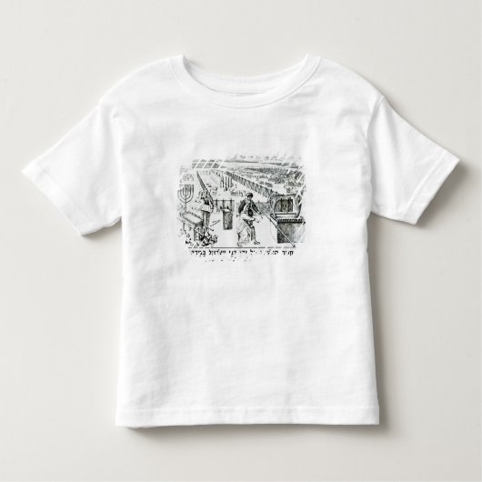 タバナクルの建設 トドラーTシャツ (正面)