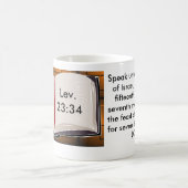 タバナクルの聖書の詩の饗宴 コーヒーマグカップ (中央)