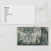 タバナクルの饗宴、iの間のユダヤ人の食事 名刺 (正面/裏面)