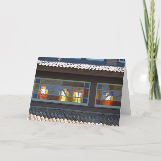 タバナクルステンドグラス – Martha's Vineヤード カード (正面)