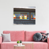 タバナクルステンドグラス – Martha's Vineヤード キャンバスプリント (インサイチュ (リビング))