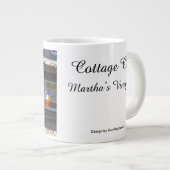 タバナクルステンドグラス – Martha's Vineヤード ジャンボコーヒーマグカップ (正面右)